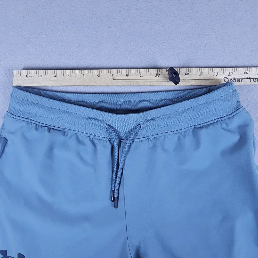 Under Armour Sportstyle Elite Jogger Pants Mens Large Blue Fitted Zip Pockets